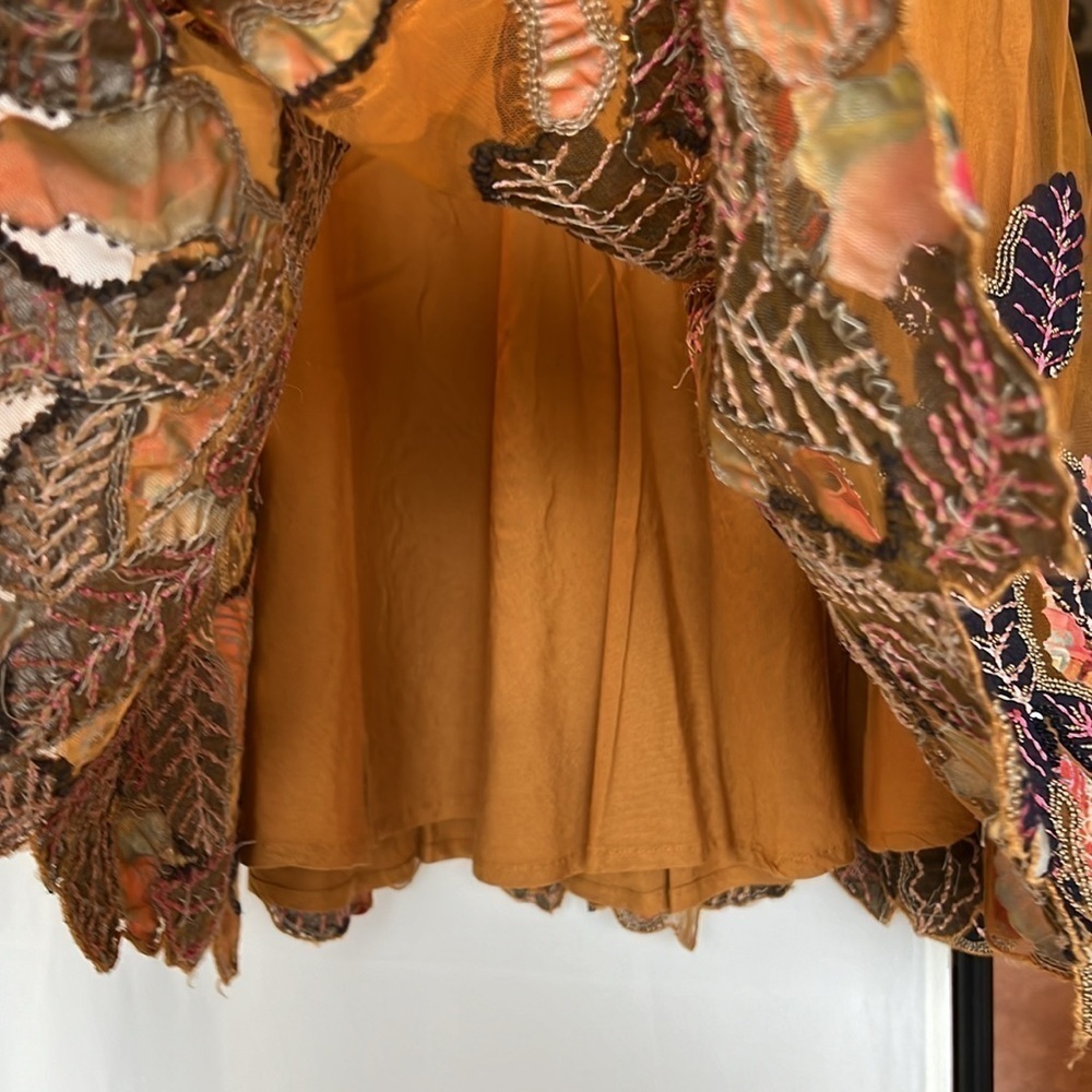 Anthropologie - Tulle and Embroidery midi Skirt - Picture 10 of 10